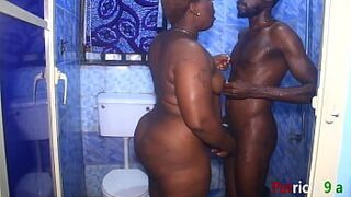 Bbw patricia 9ja, hardcore Shower sex with softkind porn video